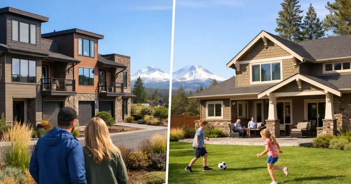 Townhome or Single Family: Which Fits Bend?